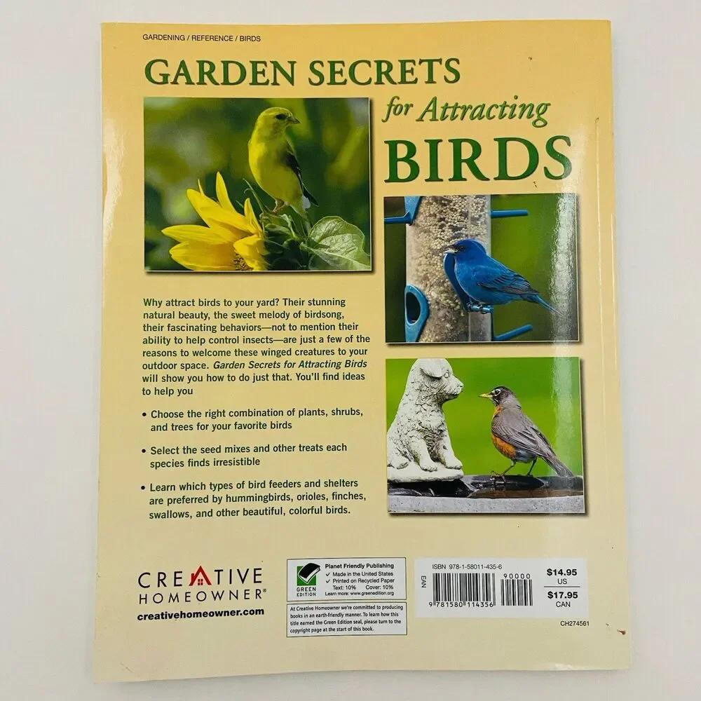 Garden Secrets for Attracting Birds By Rachael Lanicci (2010, Trade Paperback)